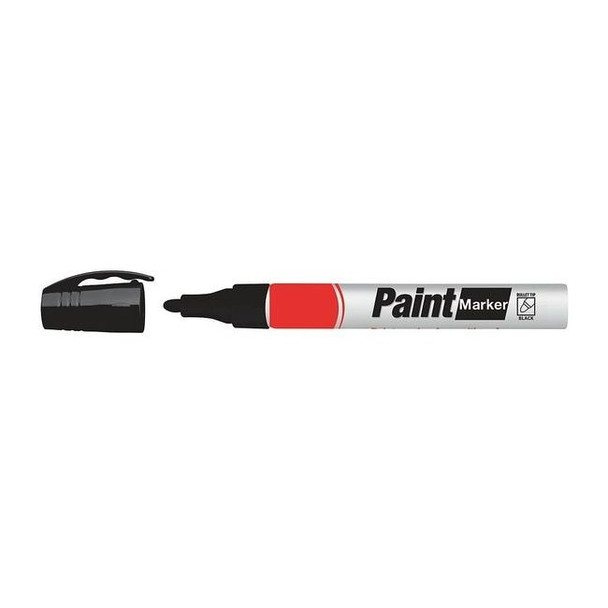 Manufacturer Varies Industrial Marker, Jumbo Tip, Black Color Family, Ink 19N841