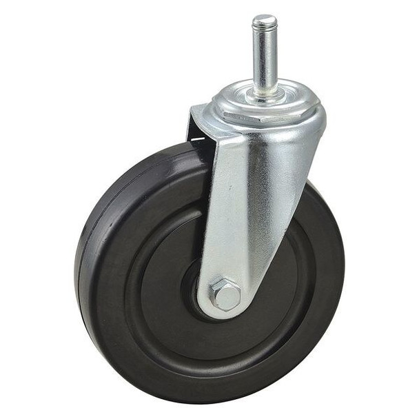 Manufacturer Varies Swivel Stem Caster,Rubber,5 in.,200 lb. 32J852