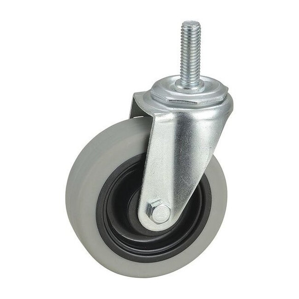 Manufacturer Varies Swivel Stem Caster,TPR,4 in.,300 lb. 32J828