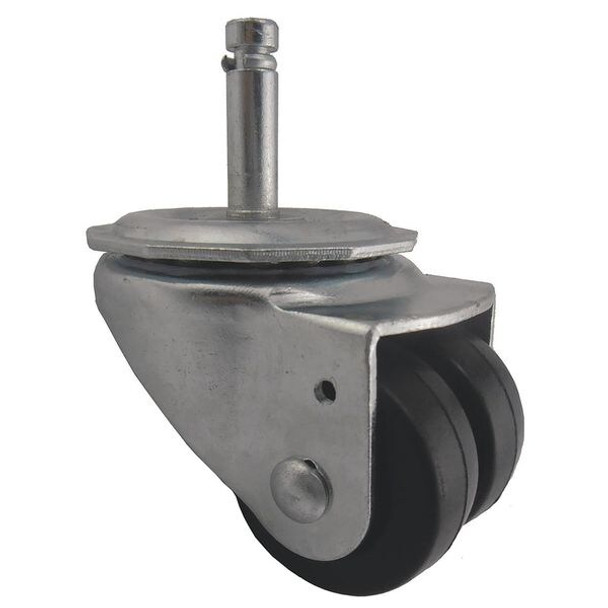 Manufacturer Varies Dual Wheel Swivel Caster,Rubber,2 in,200 lb 26Y503