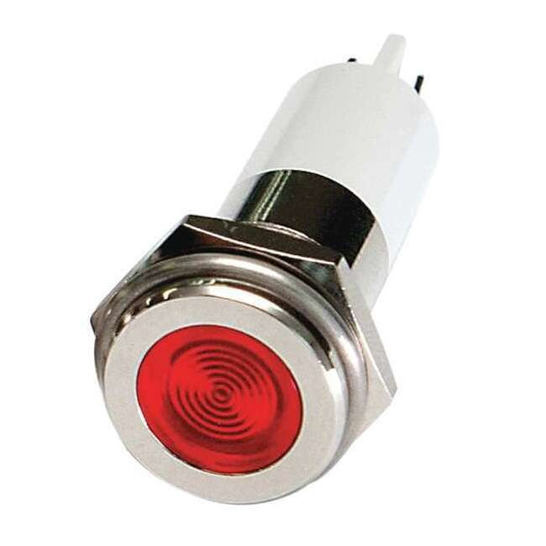 Manufacturer Varies Flat Indicator Light,Red,12VDC 24M127