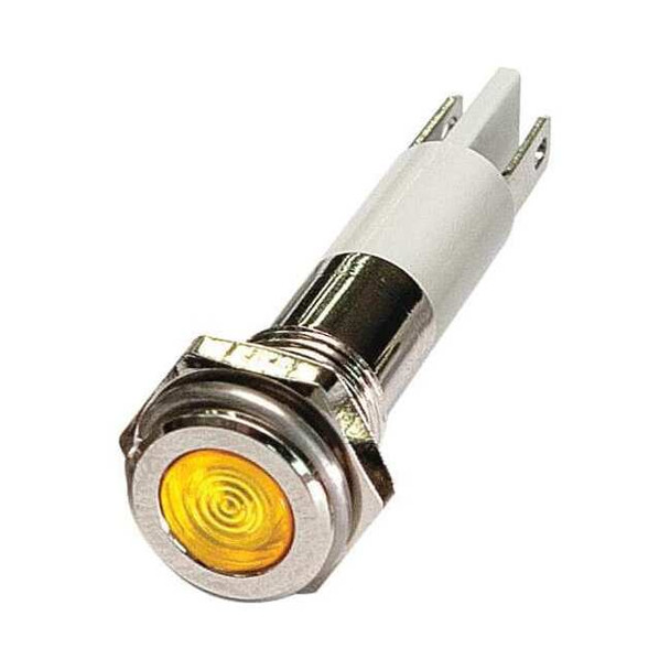 Manufacturer Varies Flat Indicator Light,Yellow,120VAC 24M071