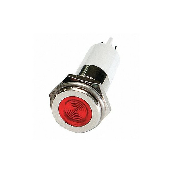Manufacturer Varies Flush Panel Light, Red, 110 V AC 24M137