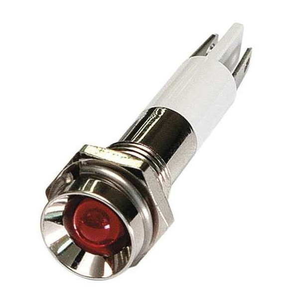 Manufacturer Varies Protrude Indicator Light,Red,120VAC 24M057