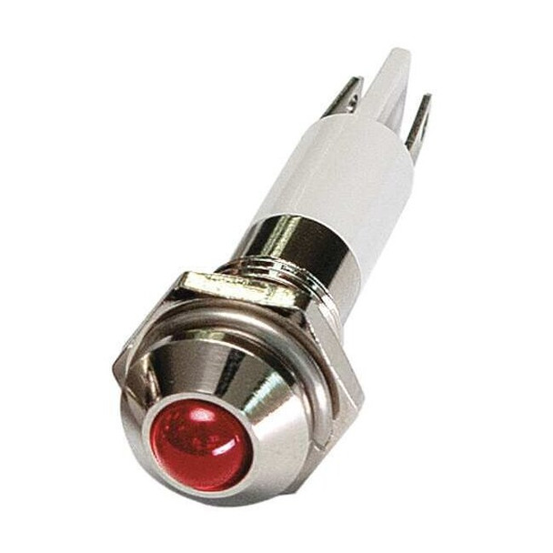 Manufacturer Varies Round Indicator Light,Red,120VAC 24M048
