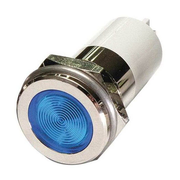 Manufacturer Varies Flush Panel Light, Blue, 12 V DC 24M166