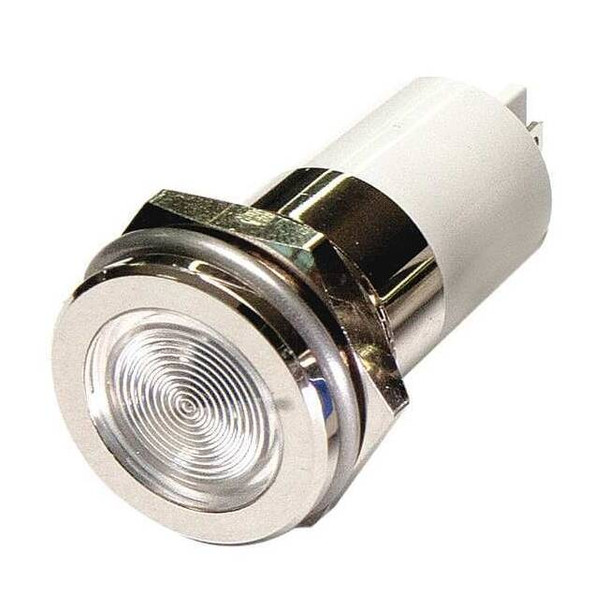 Manufacturer Varies Flat Indicator Light,White,120VAC 24M177