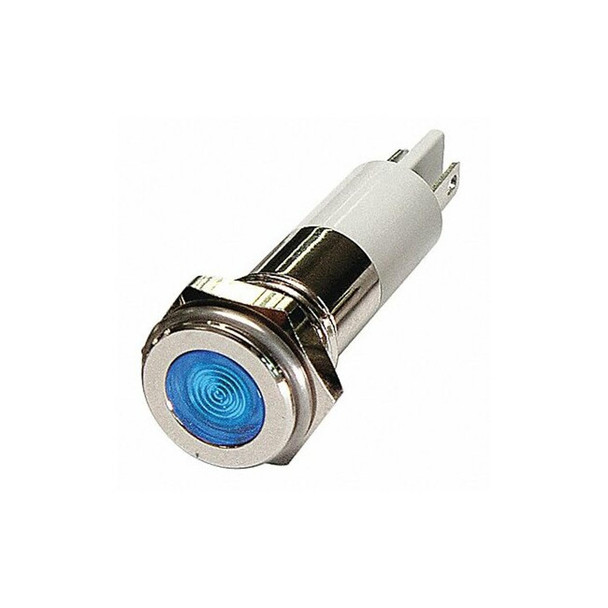Manufacturer Varies Flat Indicator Light,Blue,120VAC 24M107