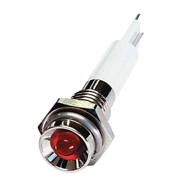 Manufacturer Varies Protruding Panel Light, Red, 24 V DC 24M029