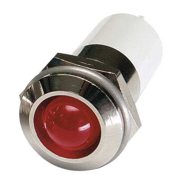 Manufacturer Varies Round Indicator Light,Red,12VDC 24M145