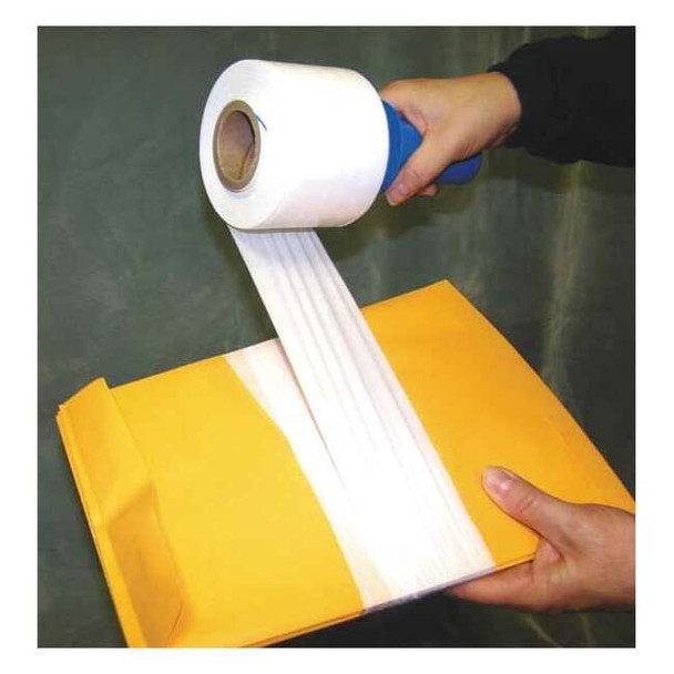 Stretch Wrap, 3" W x 1000 ft. L, 80 ga, Cast Style, White, Standard Duty