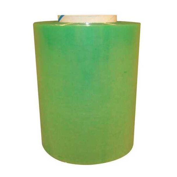 Stretch Wrap, 4" W x 1000 ft. L, 60 ga, Cast Style, Light Green, Light Duty