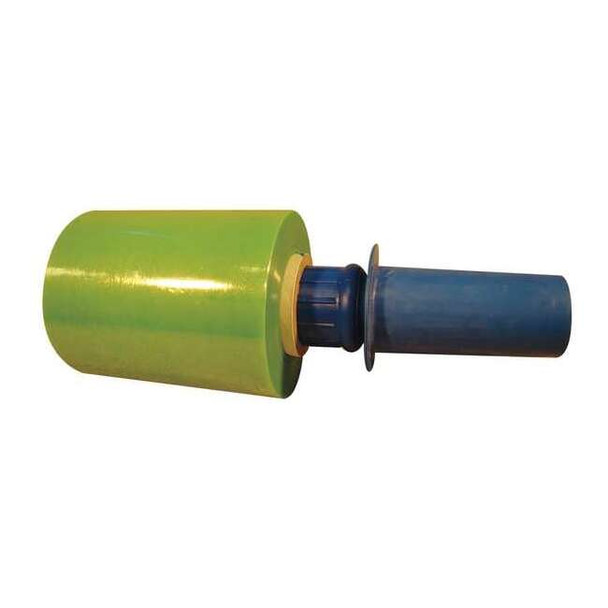 Stretch Wrap, 4" W x 1000 ft. L, 80 ga, Cast Style, Light Green, Standard Duty