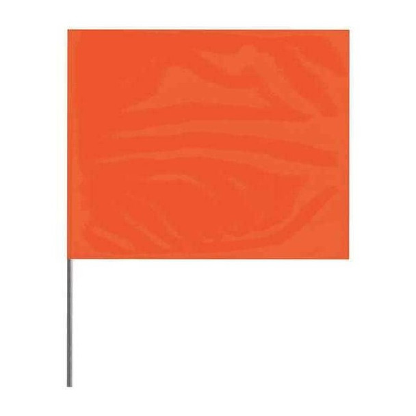 Presco Marking Flag, PVC, Solid, 100 PK 4521O-200