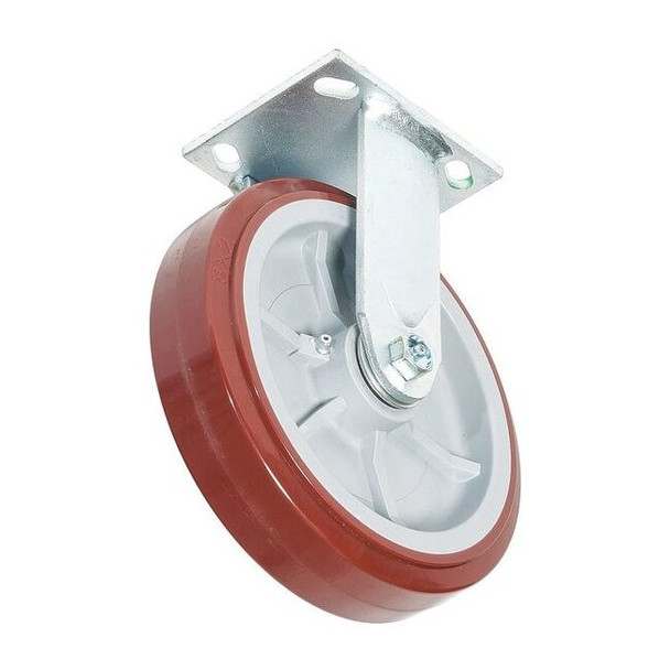 Greenlee Plate Caster,Rigid,Polyurethane,9 1/2"H CR8