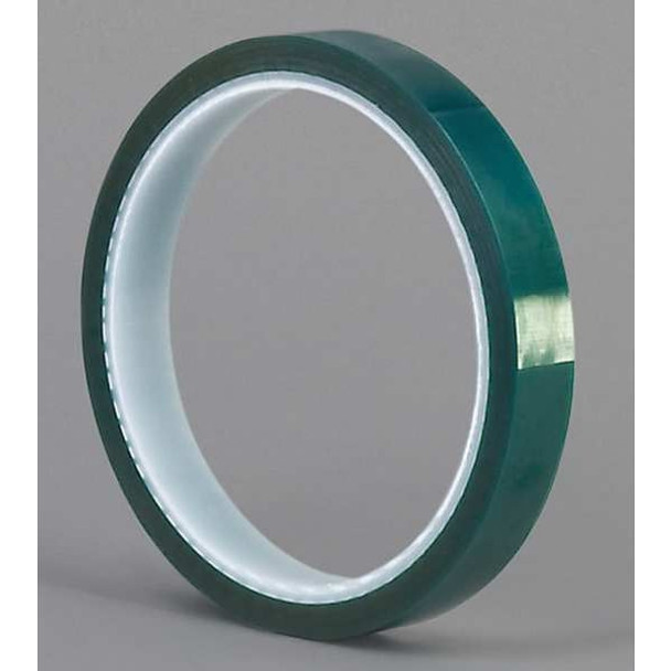 3m Film Tape, 1/2 in W x 18 yd L, 3.2 mil Thick, Green, Silicone Adhesive 8992