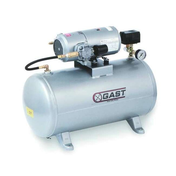 Gast Electric Air Compressor, 0.33 hp,1 Stage 3HBB-69T-M300AX