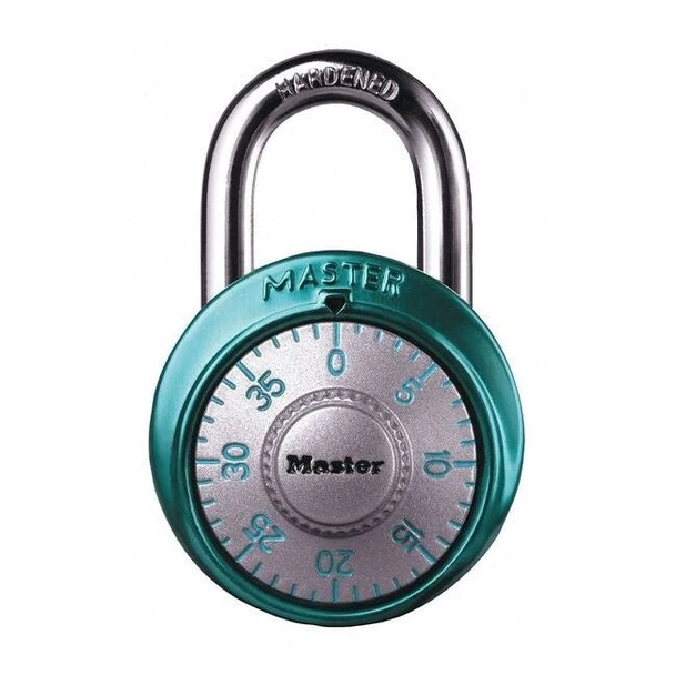 Master Lock Combination Padlock,Number of Dials 1 1561DLTBLU