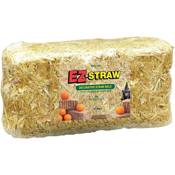 EZ-Straw 0.8 Cu. Ft. Decorative Straw Bale MLEZDECO5