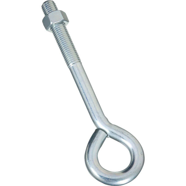 National Hardware 3/4 In. x 10 In. Zinc Eye Bolt with Hex Nut N347-732