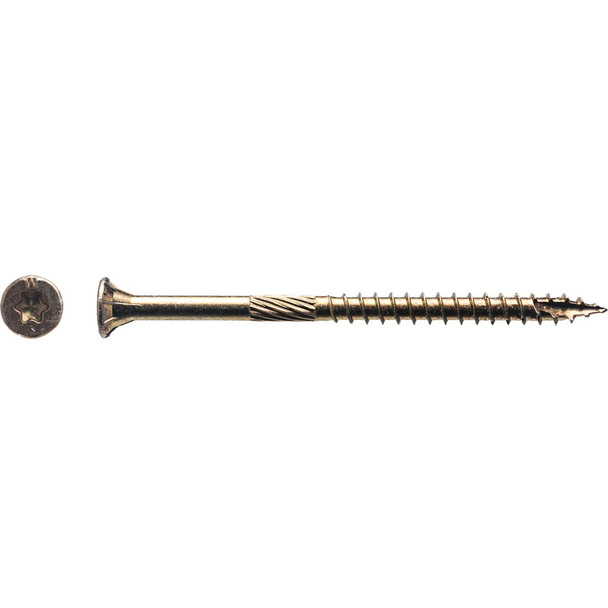 Big Timber #9 x 2-3/4 In. Yellow Zinc Flat Head Wood Screw (430-Count, 5 Lb.)
