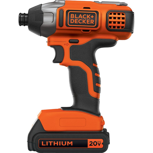 Black & Decker 20v Max Impct Driver Kit BDCI20C