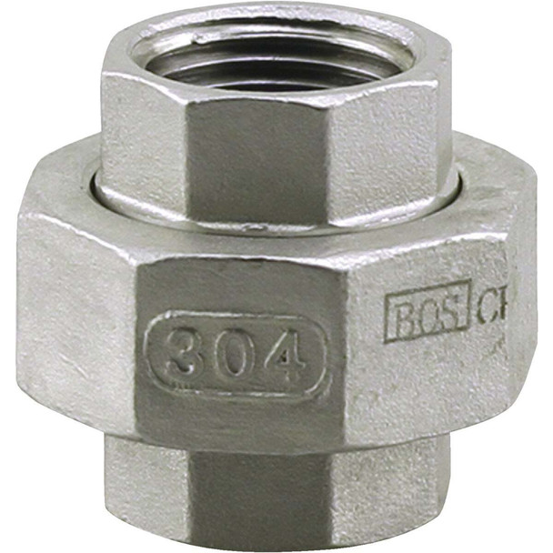 PLUMB-EEZE 1-1/4 In. FIP Stainless Steel Union U2-SSU-12