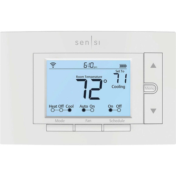 Copeland Sensi WiFi Programmable White Digital Thermostat ST55