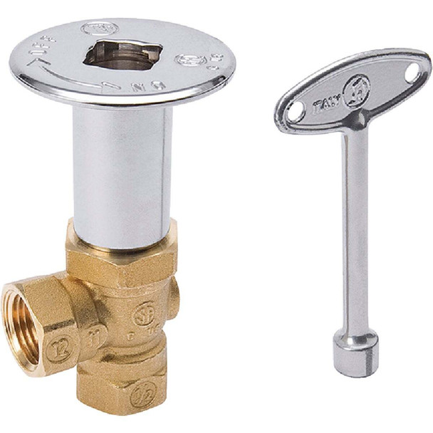 ProLine Angle Pattern 98,000 BTU Chrome Plated Brass Log Lighter Gas Valve
