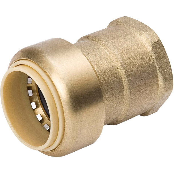 ProLine 1 In. PF x 1 In. FIP Brass Push Fit Female Adapter 6630-205