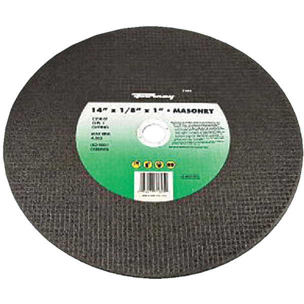 Forney Type 1 14 In. x 1/8 In. x 1 In. Masonry/Asphalt Cut-Off Wheel 71895