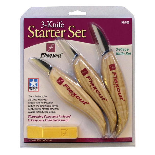 Flex Cut 3-Piece Starter Carving Knife Set KN500