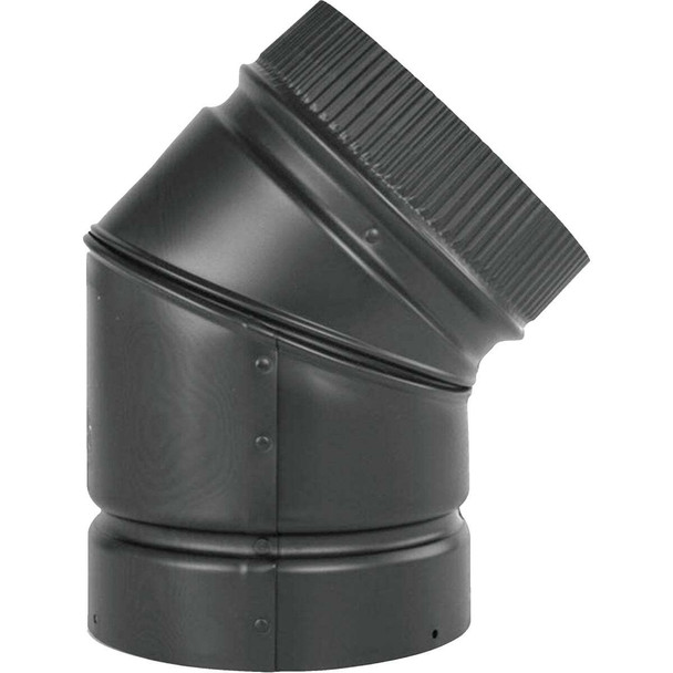 SELKIRK VP Pellet Pipe 3 In. x 3-7/16 In. x 45 deg Pellet Stove Pipe Elbow