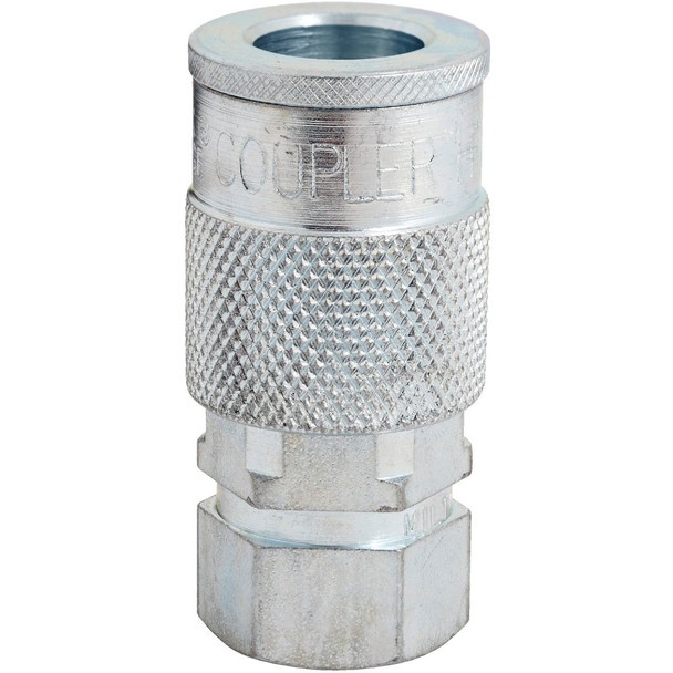 Milton 3/8 In. FPT H-Style Brass Coupler S-1835