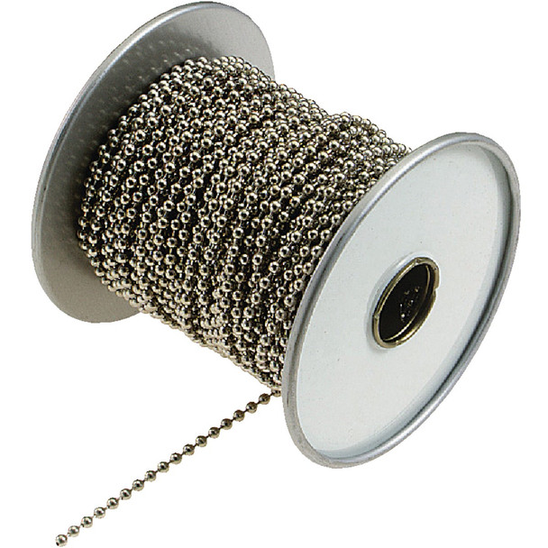 Lucky Line #6 100 Ft. Nickel Finished Stainless Steel Ball Chain 31700