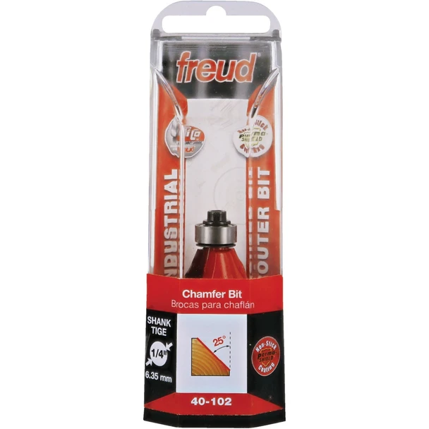 Freud 15/16 In. Chamfer Router Bit 40-102