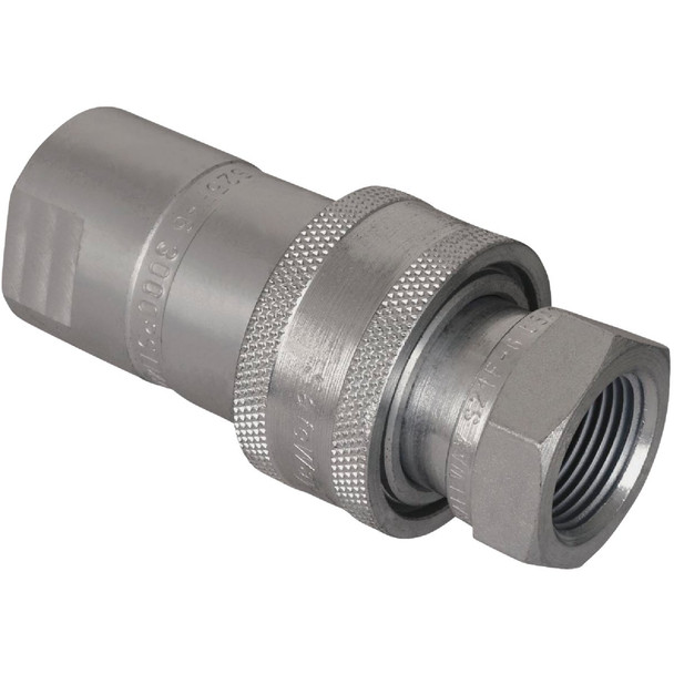 Apache 1/2 In. FNPT Steel Zinc-Plated Hydraulic Hose Coupler 39040920