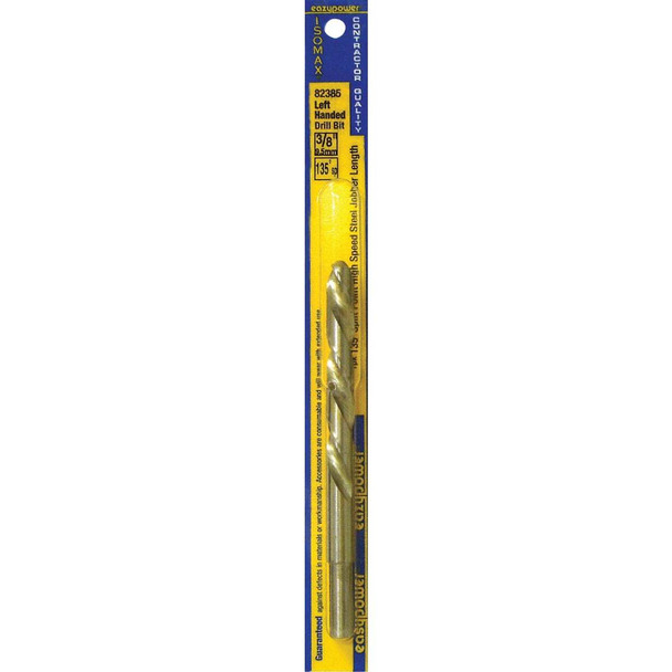 Eazypower 3/8 In. High Speed Steel 135 deg Left Hand Drill Bit 82385
