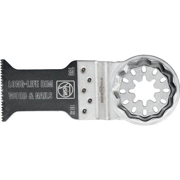 Fein Starlock 1-3/8 In. Bi-Metal Long-Life E-Cut Oscilating Blade 63502160260