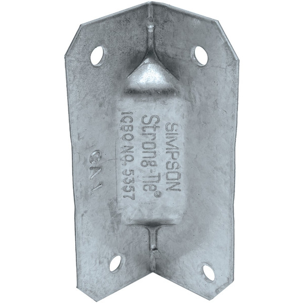GA 2-3/4 in. 18-Gauge Galvanized Gusset Angle GA1 Pack of 100