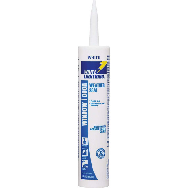 White Lightning White Window/Door Caulk W32000010