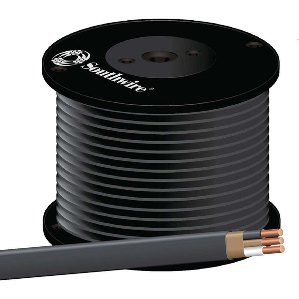 Romex 500 Ft. 8/2 Stranded Black NMW/G Electrical Wire 28893615