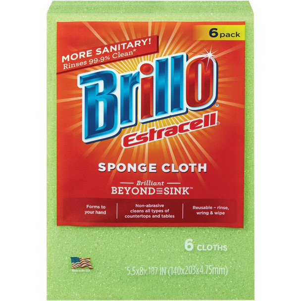 Brillo Sponge Cloth (6-Count) 21018