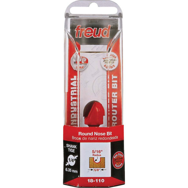 Freud 5/16 In. Radius Round Nose Router Bit 18-110