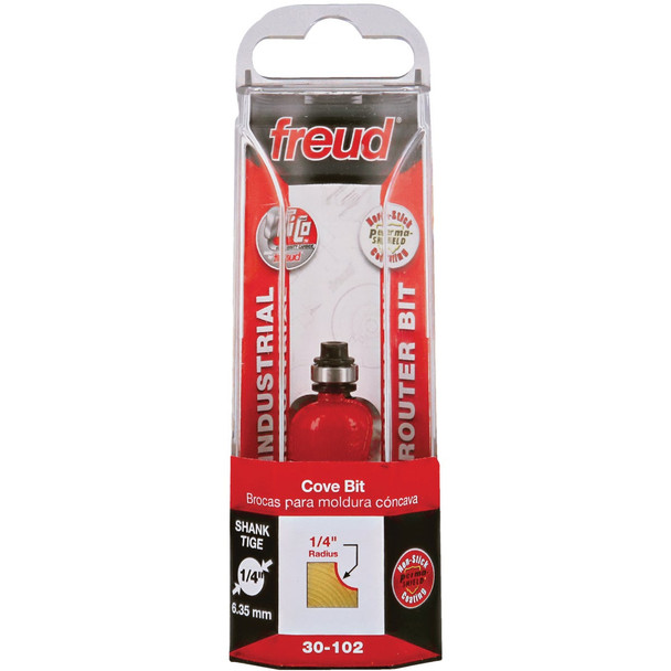 Freud 1/4 In. Radius Cove Router Bit 30-102