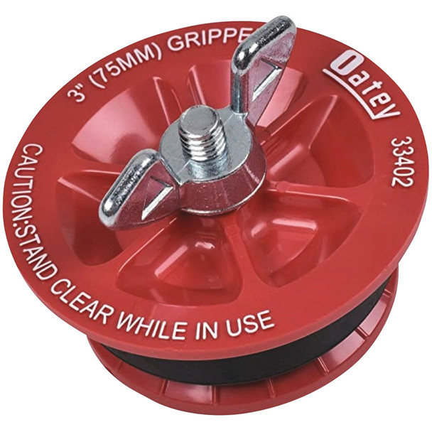 Oatey 3 In. Mechanical End-of-Pipe Gripper Plug 33402