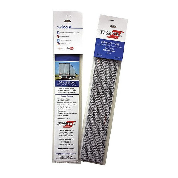 Oralite Reflective Tape,Truck/Trailer Type,PK5 19568