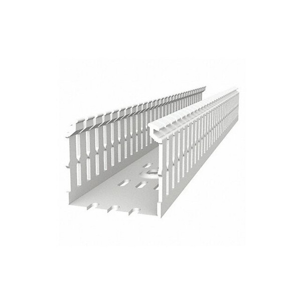 Abb Wiring Duct,Wide Slot Wall,White,6 ft. L TYD15X4WPW6