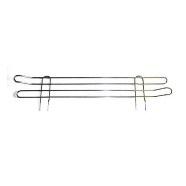 Metro Shelf Side Rail 4"x24",Stainless Steel L24N-4S