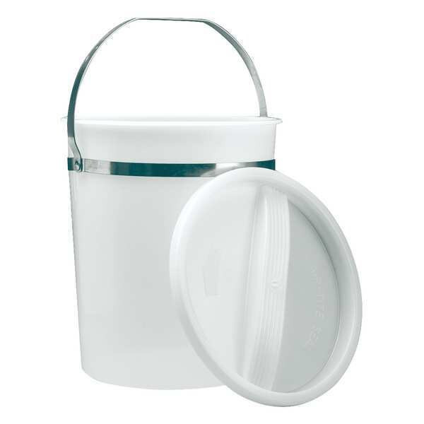 Sp Scienceware Pail,Lid,Polypropylene,8 Quart F16775-0000